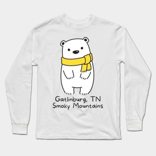 Gatlinburg, TN Smoky Mountains Bear Long Sleeve T-Shirt